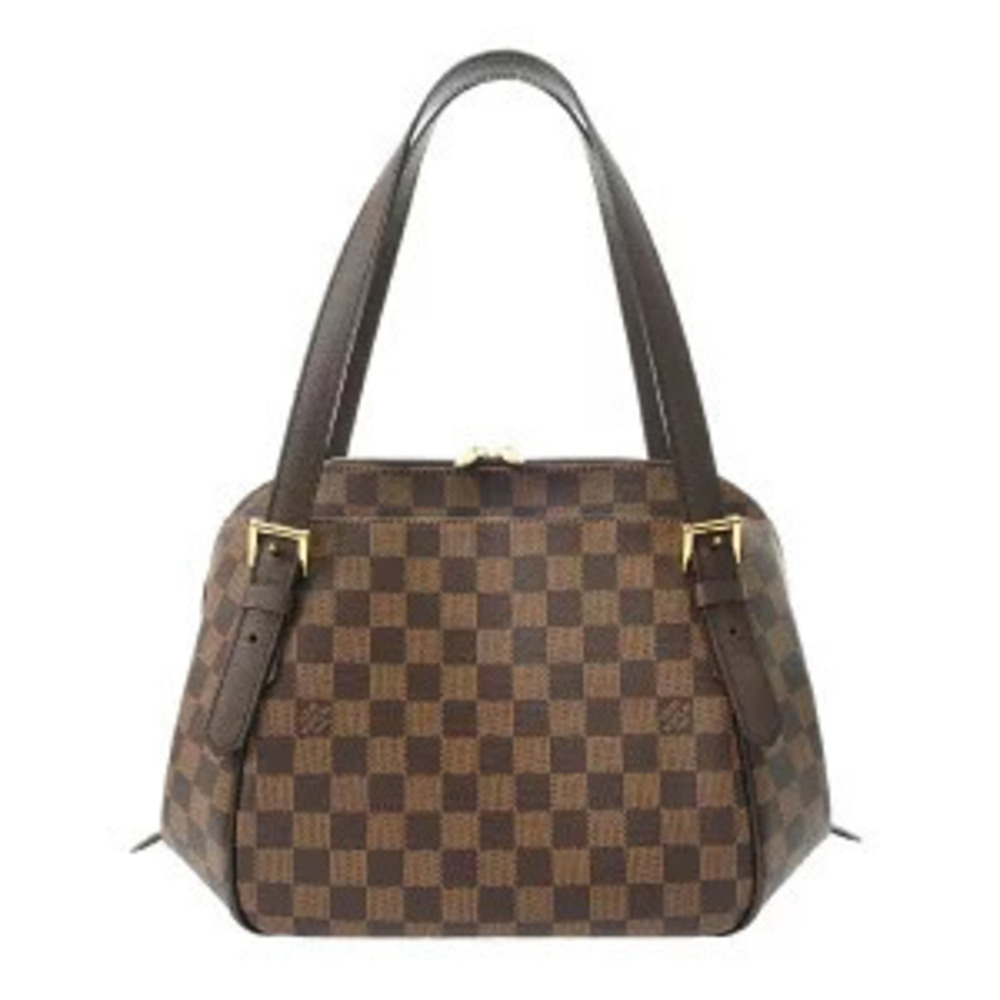 Louis Vuitton Damier Belem Brown Canvas Shoulder Bag